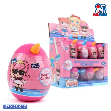 ستاند بيضة يونيكورن مفاجئات 1/12 Happy everyone